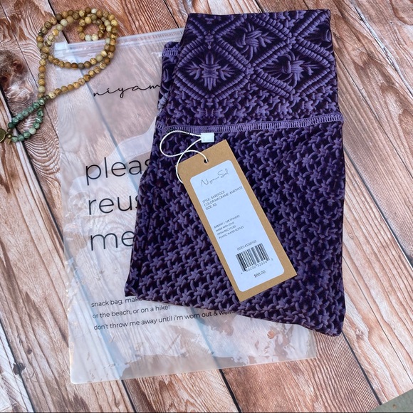 ✨NIYAMA SOL MACRAME AMETHYST HI WAIST LEGGING - Picture 6 of 10